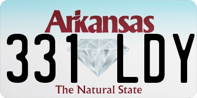 AR license plate 331LDY