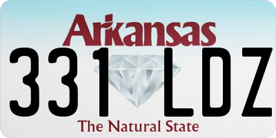 AR license plate 331LDZ