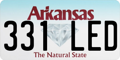AR license plate 331LED