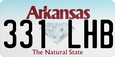 AR license plate 331LHB