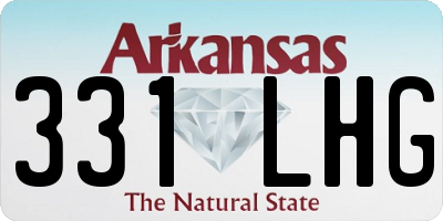 AR license plate 331LHG