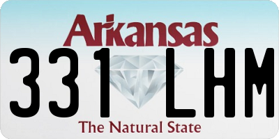 AR license plate 331LHM