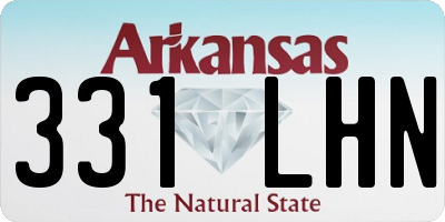 AR license plate 331LHN