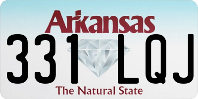 AR license plate 331LQJ
