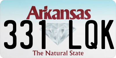 AR license plate 331LQK