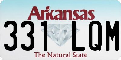 AR license plate 331LQM