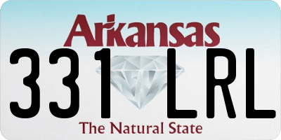 AR license plate 331LRL
