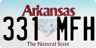 AR license plate 331MFH