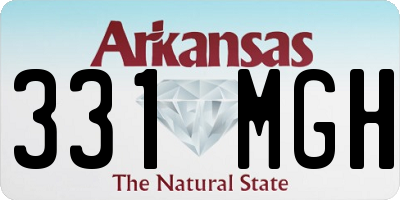 AR license plate 331MGH