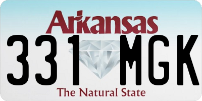 AR license plate 331MGK