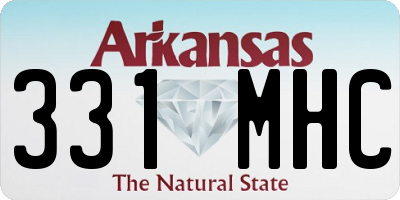 AR license plate 331MHC