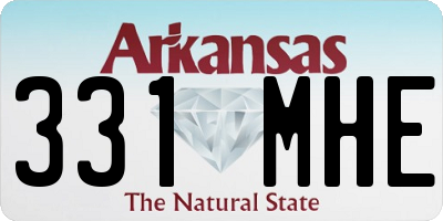 AR license plate 331MHE