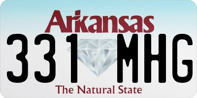 AR license plate 331MHG
