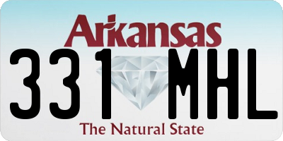 AR license plate 331MHL