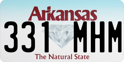 AR license plate 331MHM