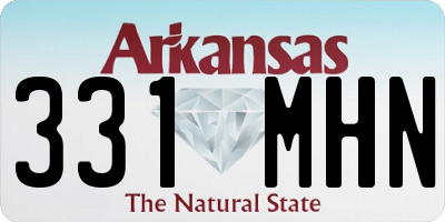 AR license plate 331MHN