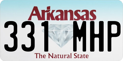 AR license plate 331MHP