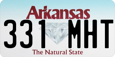 AR license plate 331MHT