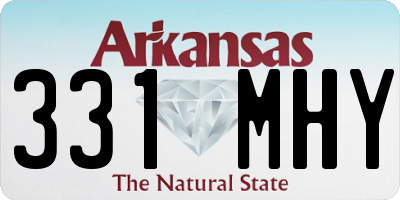 AR license plate 331MHY
