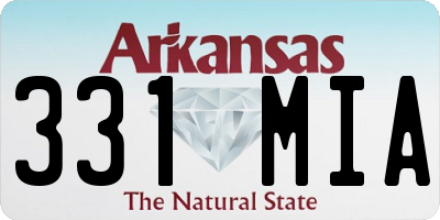 AR license plate 331MIA