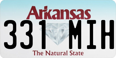 AR license plate 331MIH