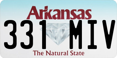 AR license plate 331MIV