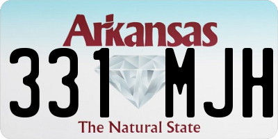 AR license plate 331MJH