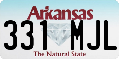 AR license plate 331MJL