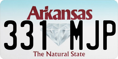 AR license plate 331MJP