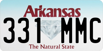AR license plate 331MMC