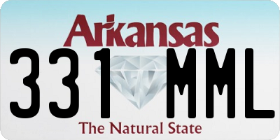 AR license plate 331MML