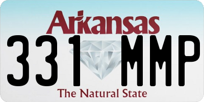 AR license plate 331MMP