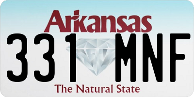 AR license plate 331MNF
