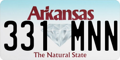 AR license plate 331MNN