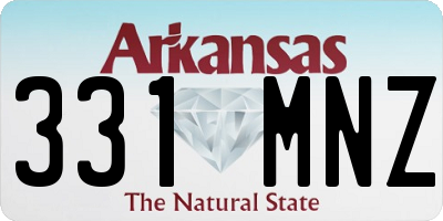 AR license plate 331MNZ
