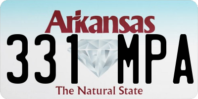 AR license plate 331MPA