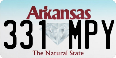 AR license plate 331MPY