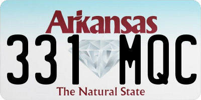 AR license plate 331MQC