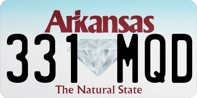 AR license plate 331MQD
