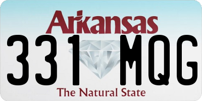 AR license plate 331MQG