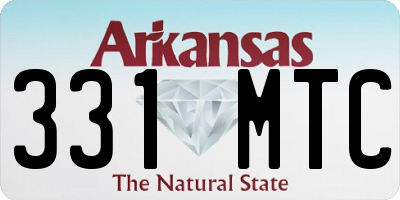 AR license plate 331MTC