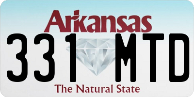 AR license plate 331MTD