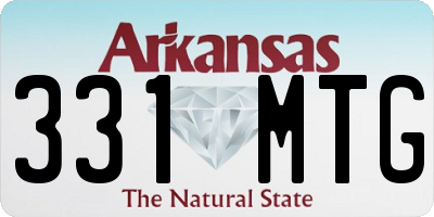 AR license plate 331MTG