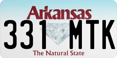 AR license plate 331MTK