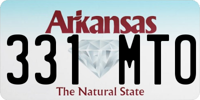 AR license plate 331MTO