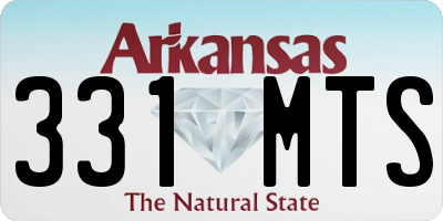 AR license plate 331MTS