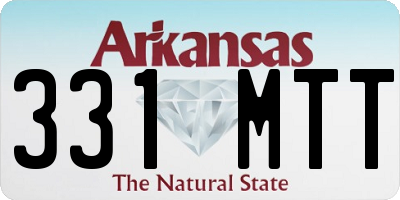 AR license plate 331MTT