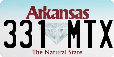 AR license plate 331MTX