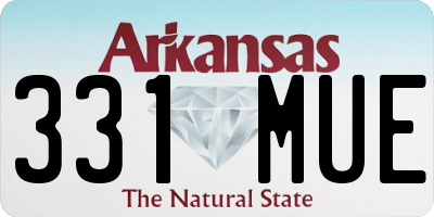 AR license plate 331MUE