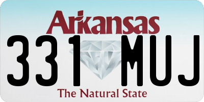 AR license plate 331MUJ